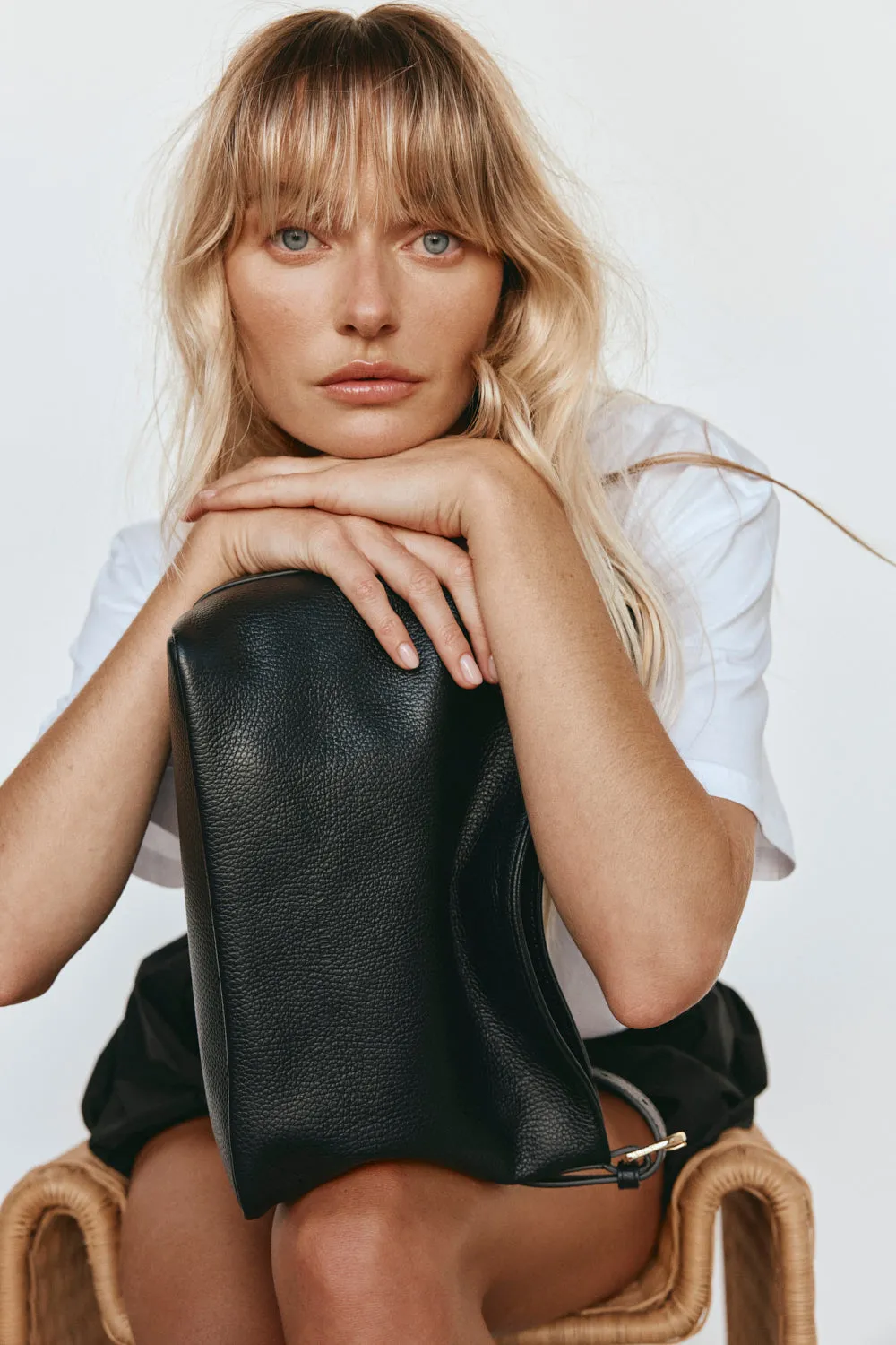 Eden Shoulder Bag - Black Leather
