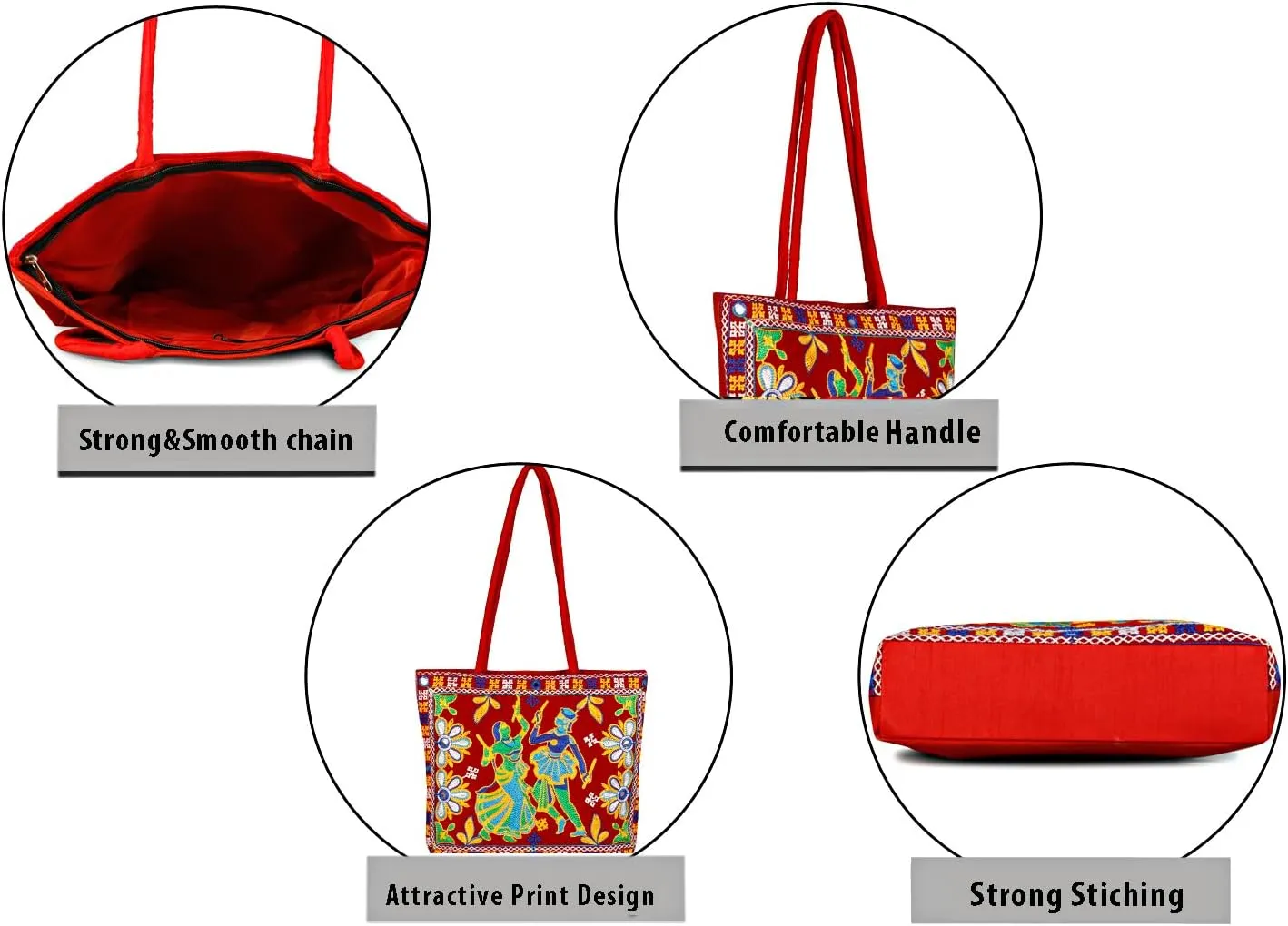 Embroidered Handmade Purses for Women Tote | Shoulder Bag | Handbag | ladies Hobo Bag Wallet Retro Canvas bag