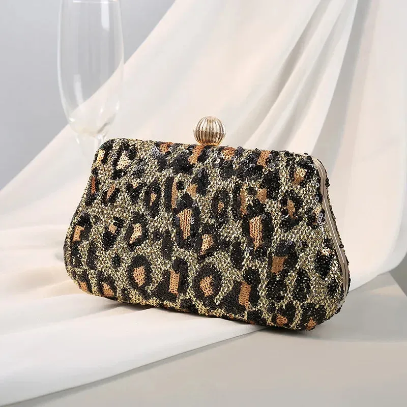 Embroidered Leopard Sequin
