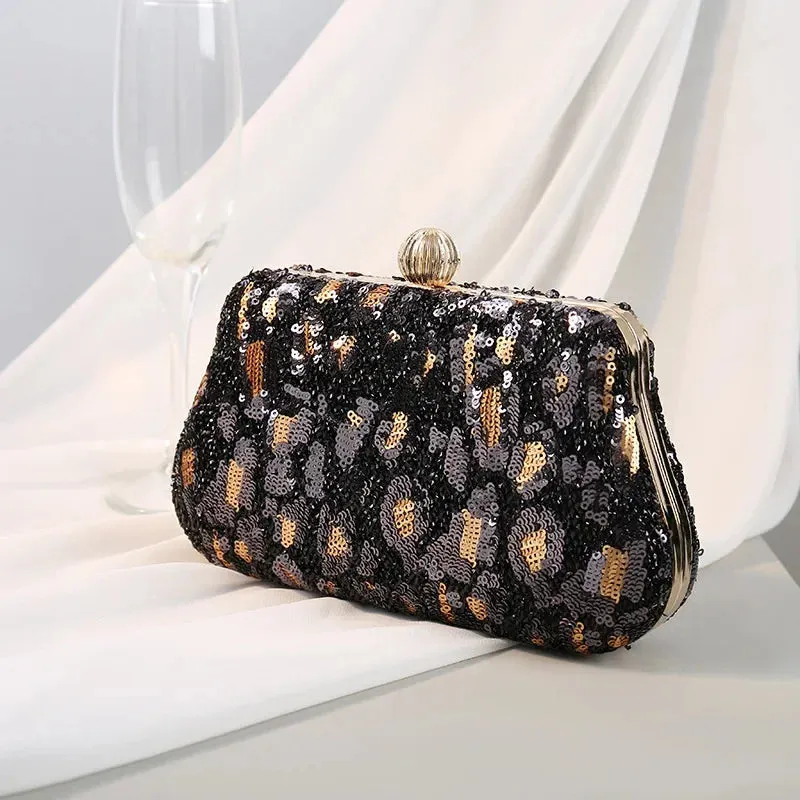 Embroidered Leopard Sequin