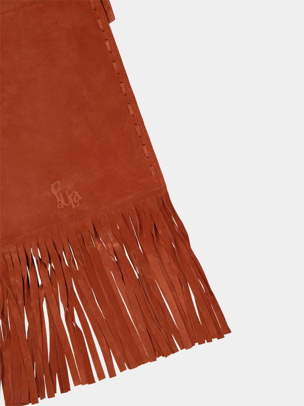 Engelbert Fringed Leather Handbag