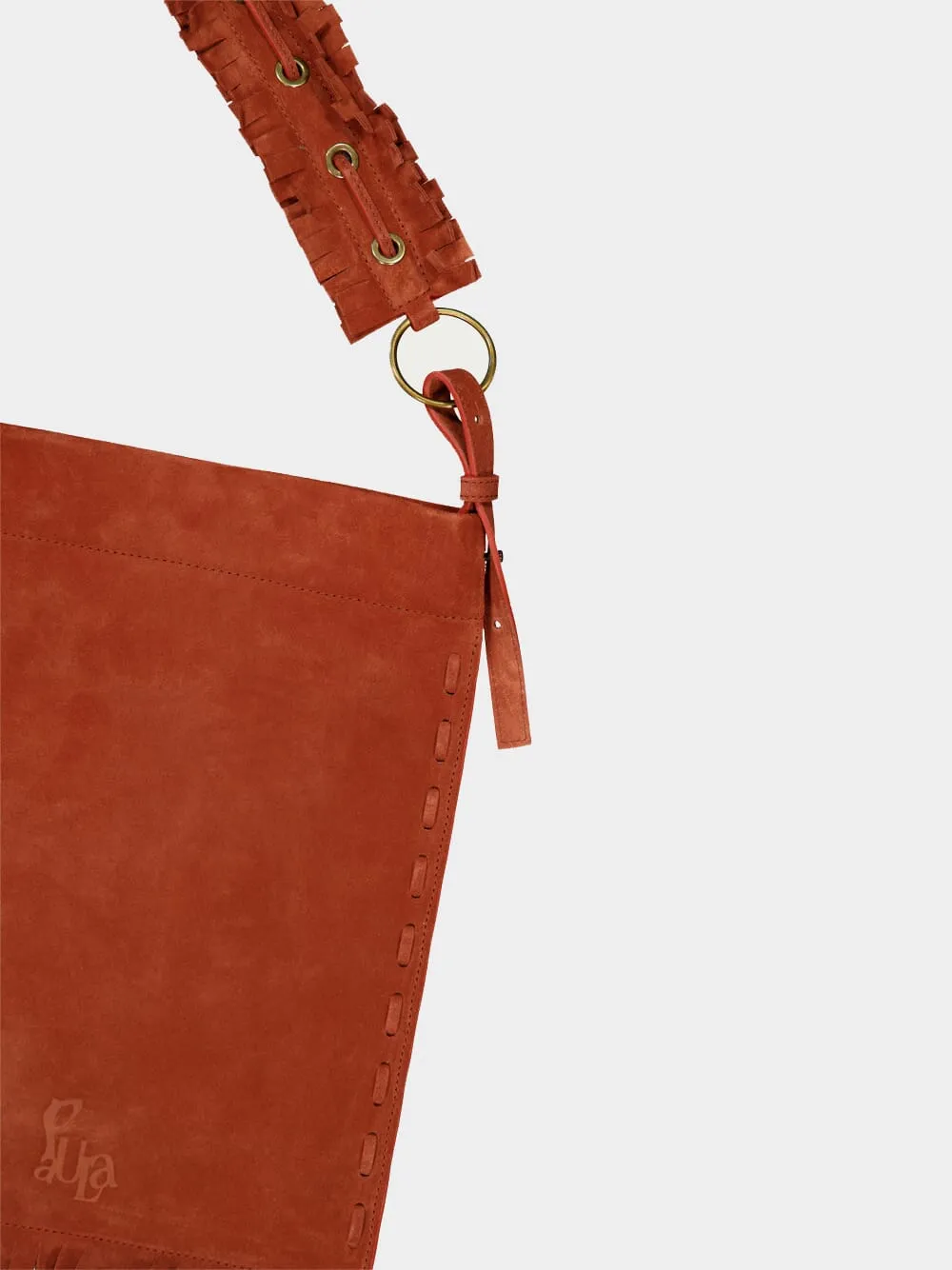 Engelbert Fringed Leather Handbag