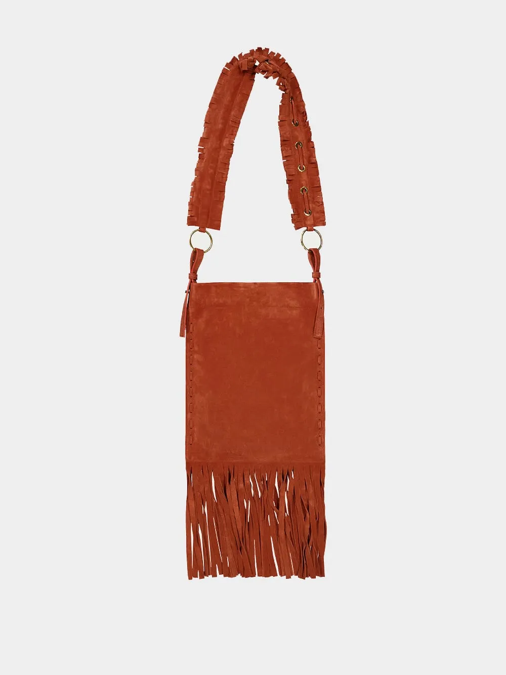 Engelbert Fringed Leather Handbag