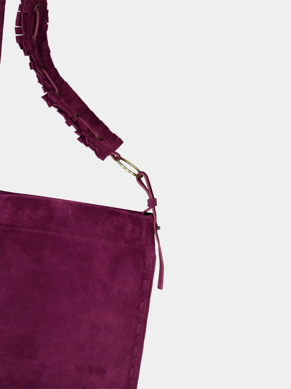 Engelbert Fringed Leather Handbag