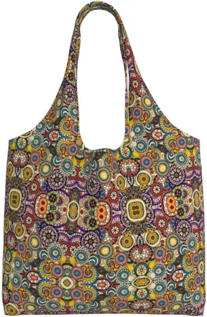 England Symbols Canvas Bag Bag Handbag Eco-Friendly Reusable Groceryshopping Bags For Women Girls