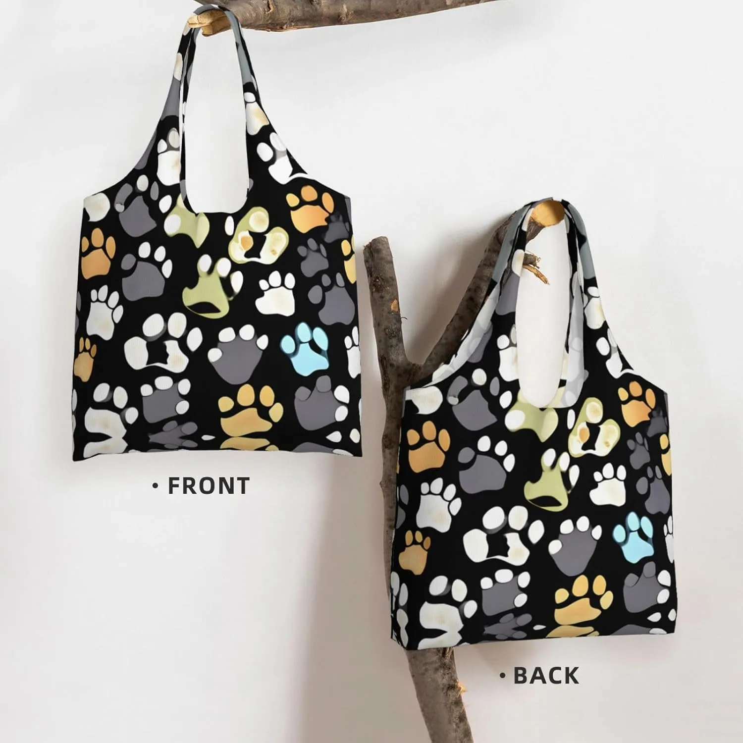 Explosion Burst Red Black Canvas Bag Bag Handbag Eco-Friendly Reusable Groceryshopping Bags For Women Girls
