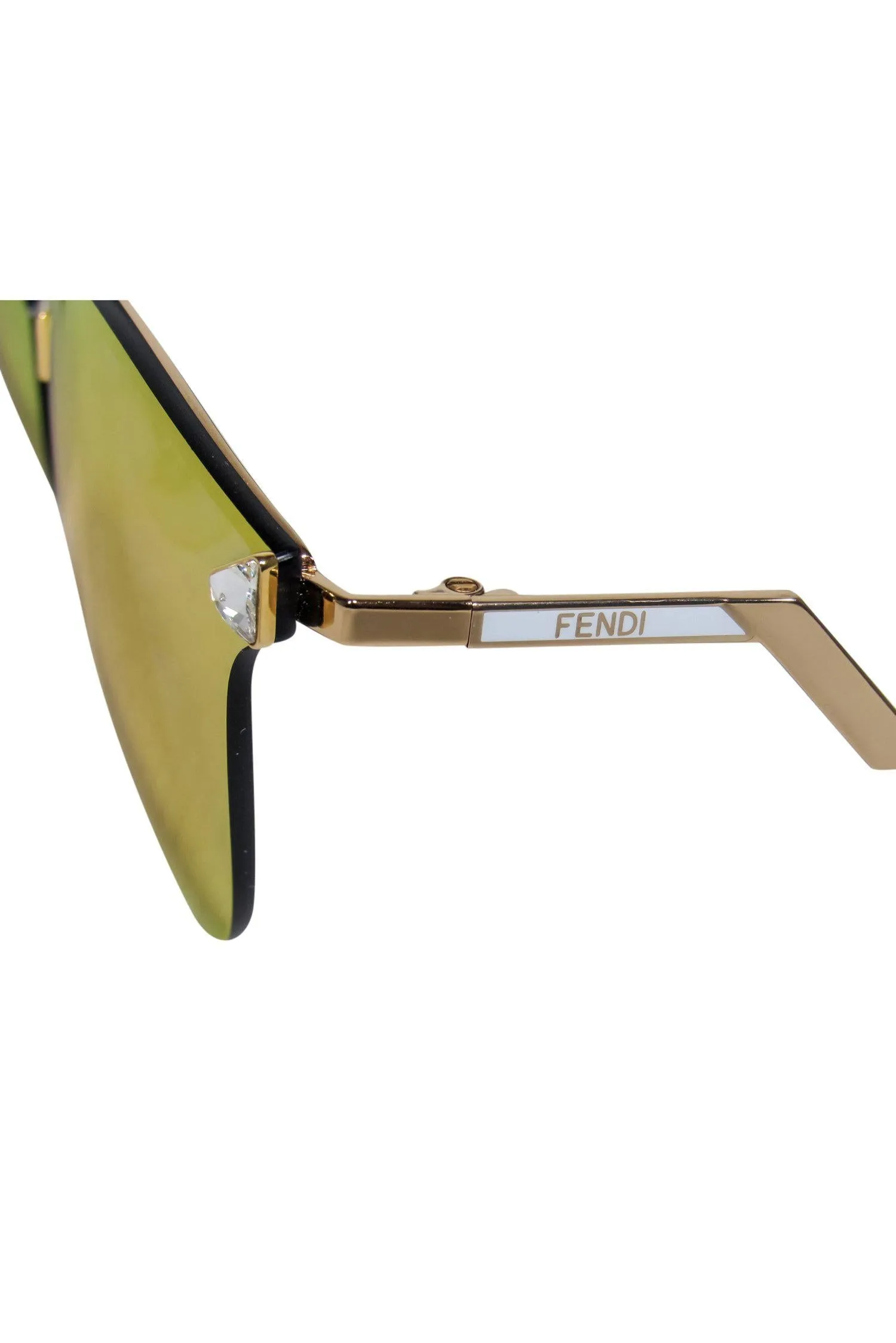 Fendi Stable Gold Reflective - Wayfarer-Style Sunglasses Exceptional
