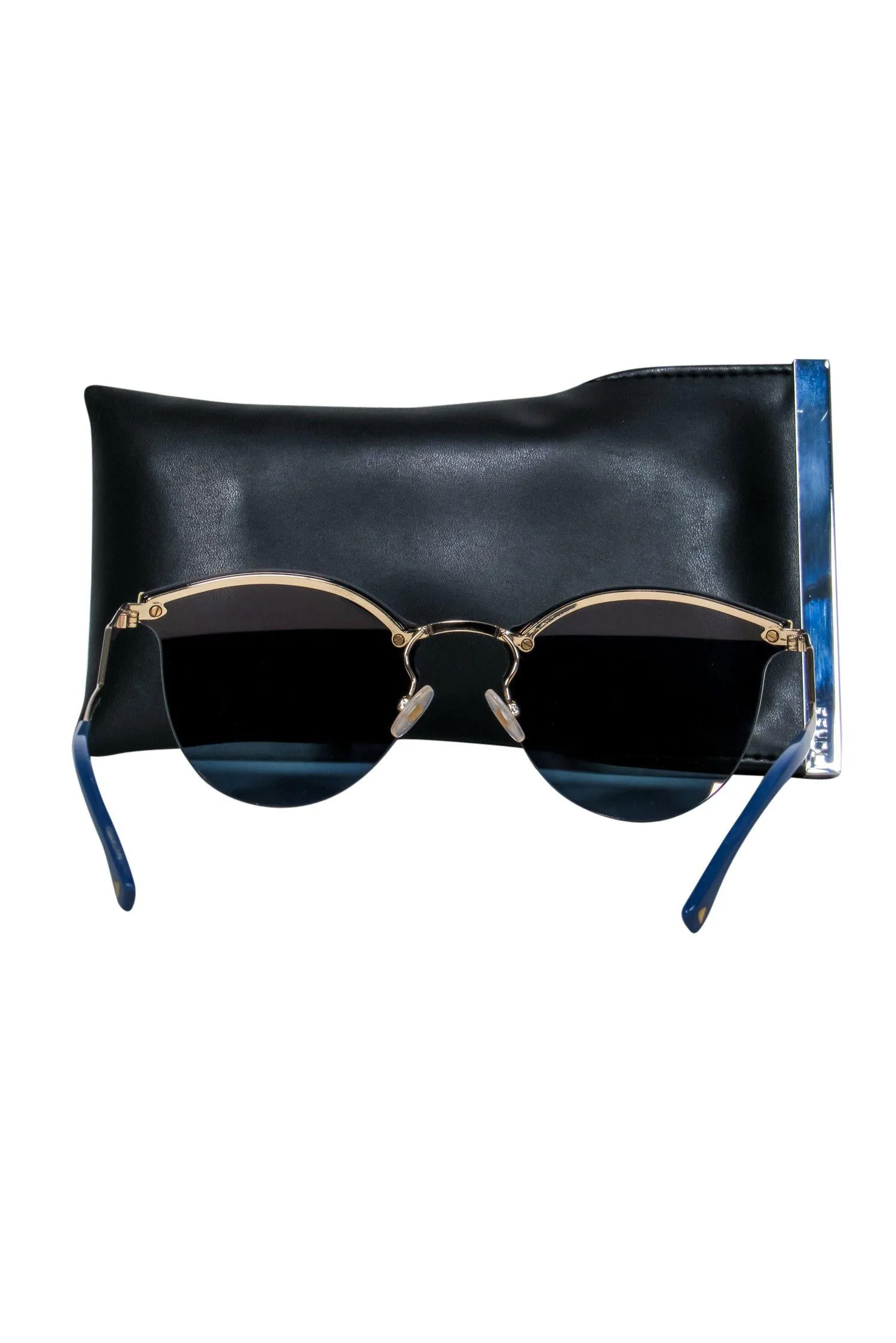 Fendi Stable Gold Reflective - Wayfarer-Style Sunglasses Exceptional