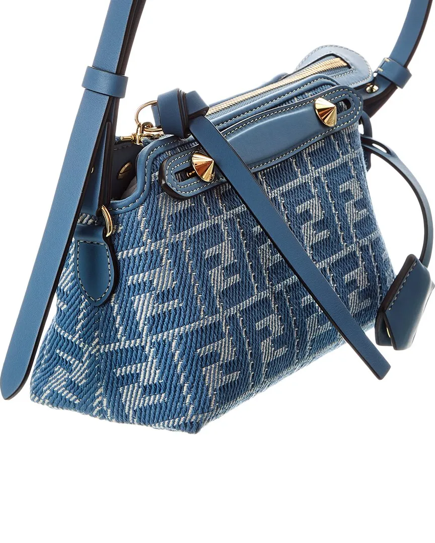 Ff By Leather & Mini Risk-free Jacquard The Satchel Fendi Ready-made Way