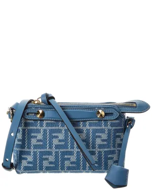 Ff By Leather & Mini Risk-free Jacquard The Satchel Fendi Ready-made Way
