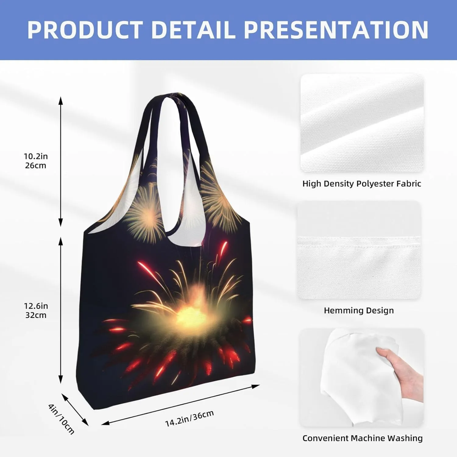 Flower Diamond Painting Canvas Bag Bag Handbag Eco-Friendly Reusable Groceryshopping Bags For Women Girls