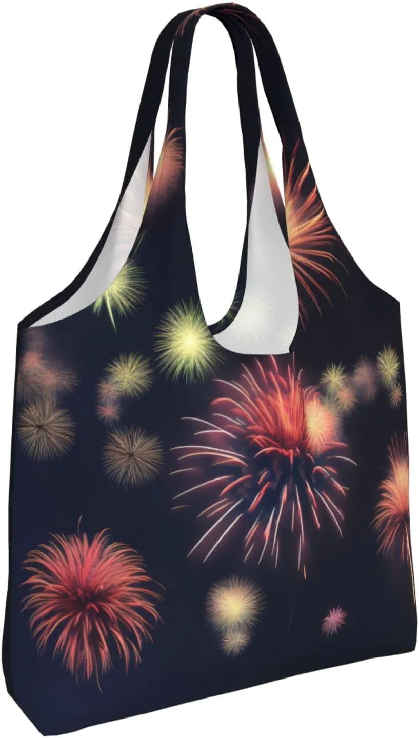 Flower Diamond Painting Canvas Bag Bag Handbag Eco-Friendly Reusable Groceryshopping Bags For Women Girls