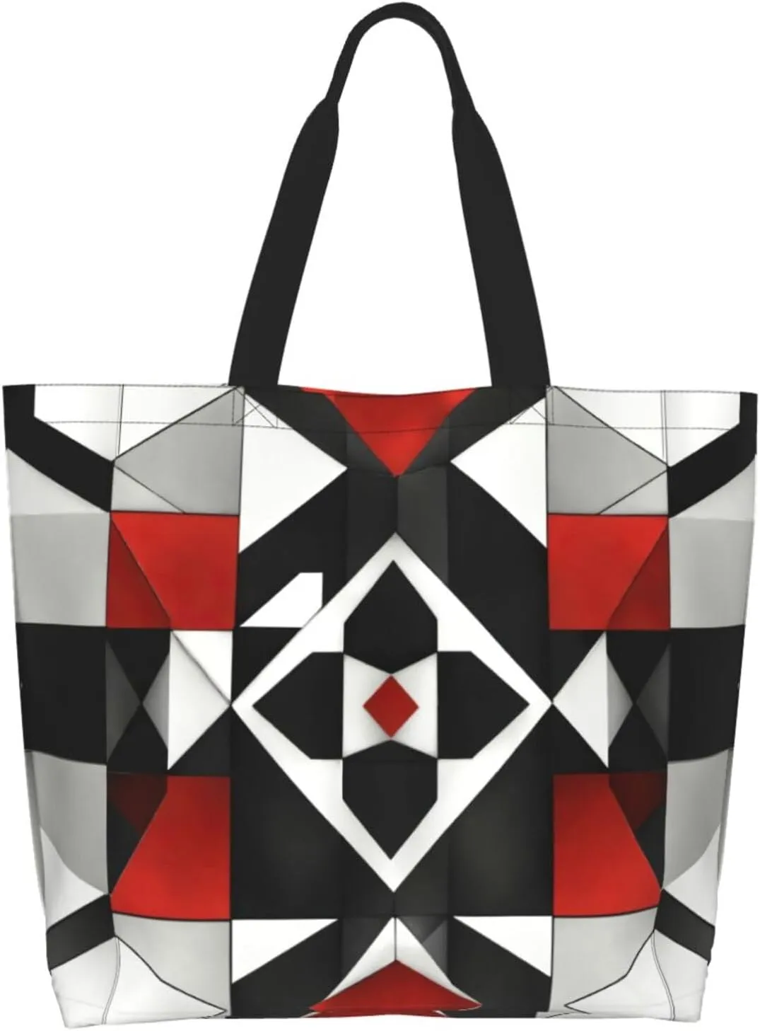Flower Print Shoulder Bag For Women Shopping Bags Tote Bag Large Storage Handbag Grocery Bags For Travel Work