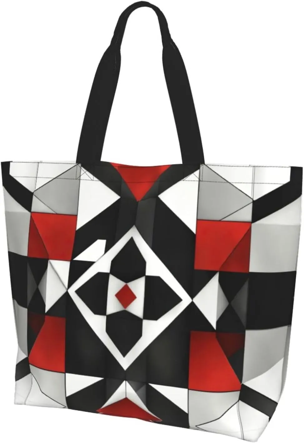 Flower Print Shoulder Bag For Women Shopping Bags Tote Bag Large Storage Handbag Grocery Bags For Travel Work