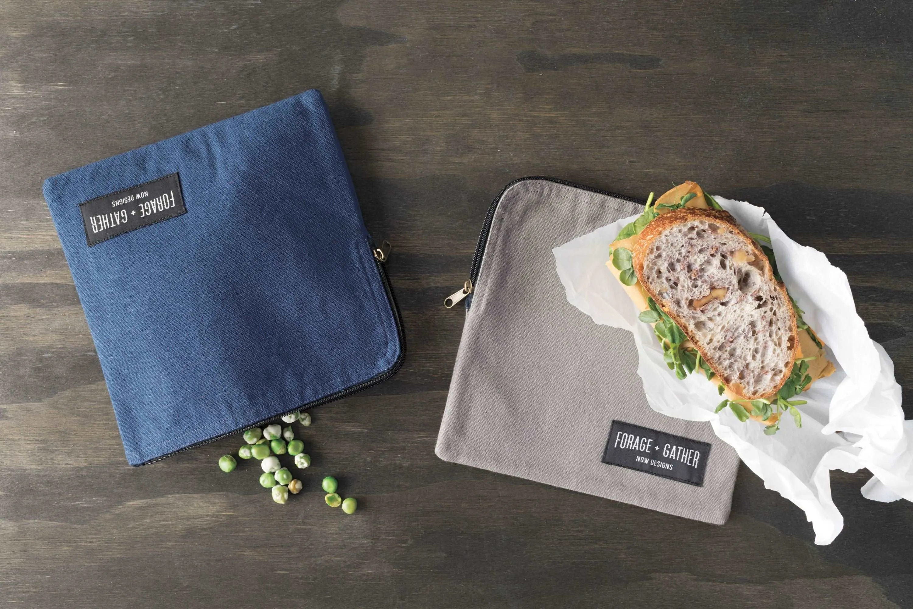 Forage   Gather Snack Bag - Gray