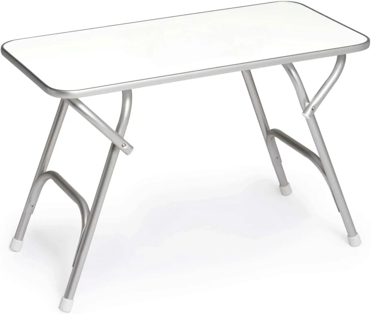 FORMA MARINE Folding Outdoor Camping Aluminum Table Melamine Top 34.7" x 17.3" x 24" Height- M200X