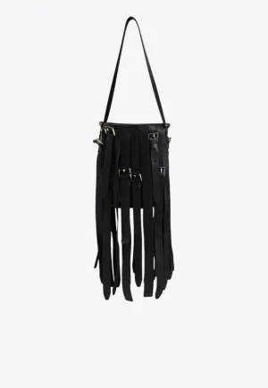 Fringed Leather Shoulder Bag