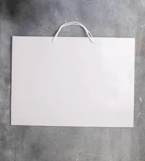 FSC® White Matt Laminated Rope Handle Paper Bags - 550x130x400mm