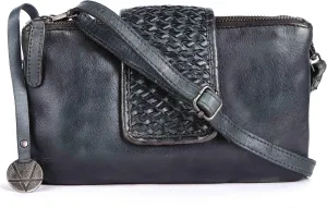 Genuine Leather Crossbody Sling Bag for Women - Trendy Casual Office Bag with Adjustable Strap