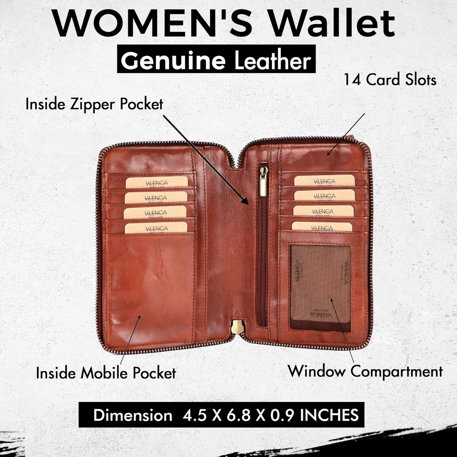 Genuine Leather Small Leather Crossbody Bags For Women Cell Phone Purse, Trendy Casual Detachable Strap