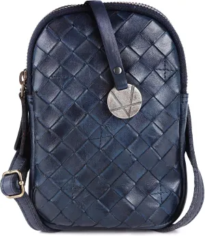 Genuine Leather Small Leather Crossbody Bags For Women Cell Phone Purse With Adjustable & Detachable Strap