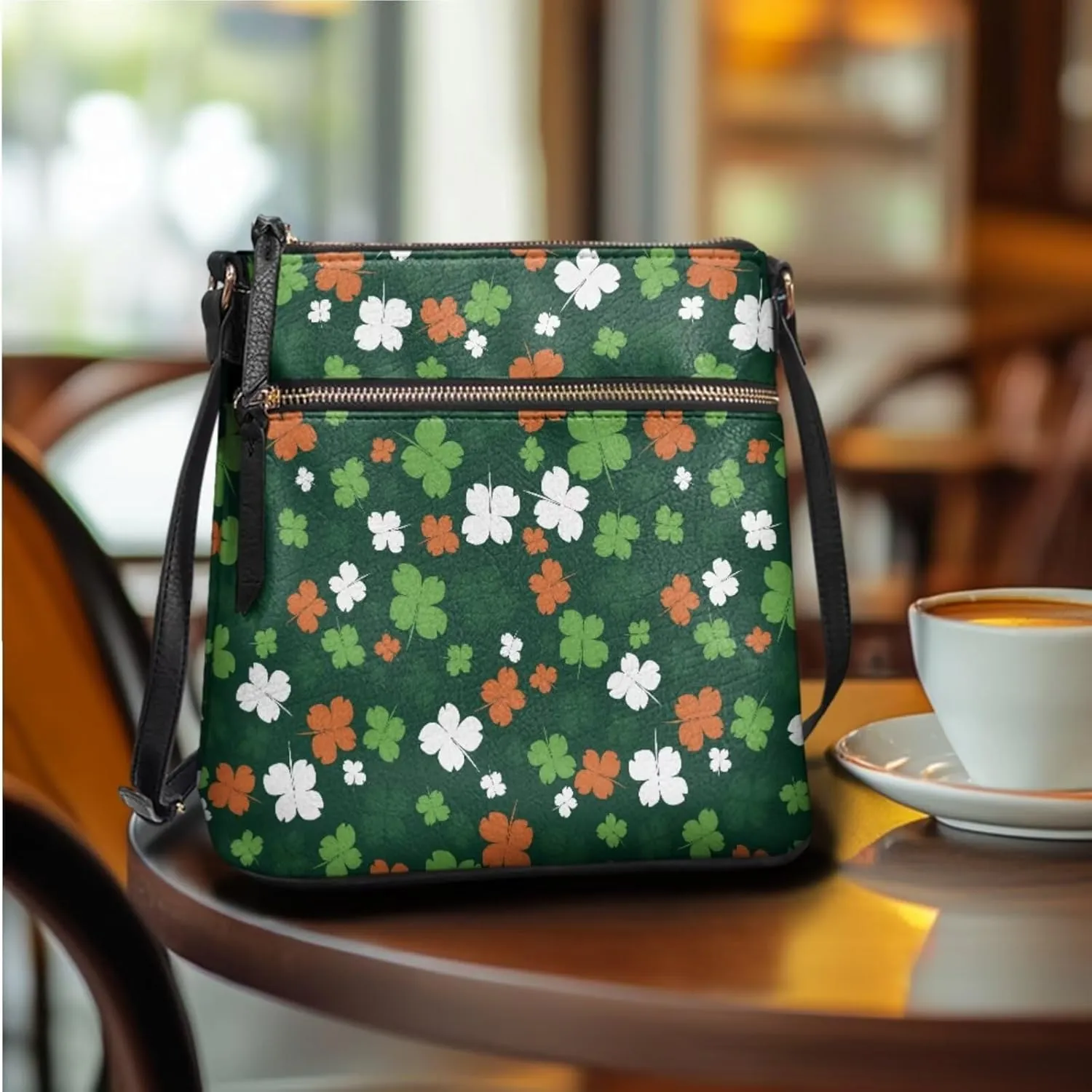 GIFTPUZZ Small Sling Bag Crossbody Bags for Women Trendy Crossbody Purse Leather Wallet Set for Ladies 2 Pack