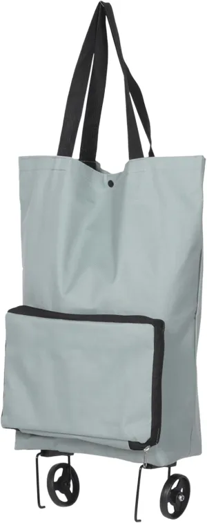 GLEAVI Portable Shopping Tug Bag Trolley Bag for Shopping Grocery Cart Crate with Wheels Folding Grocery Bag Folding Shopping Bag Grocery Shopping Bag Storage Bag Cloth Outdoor
