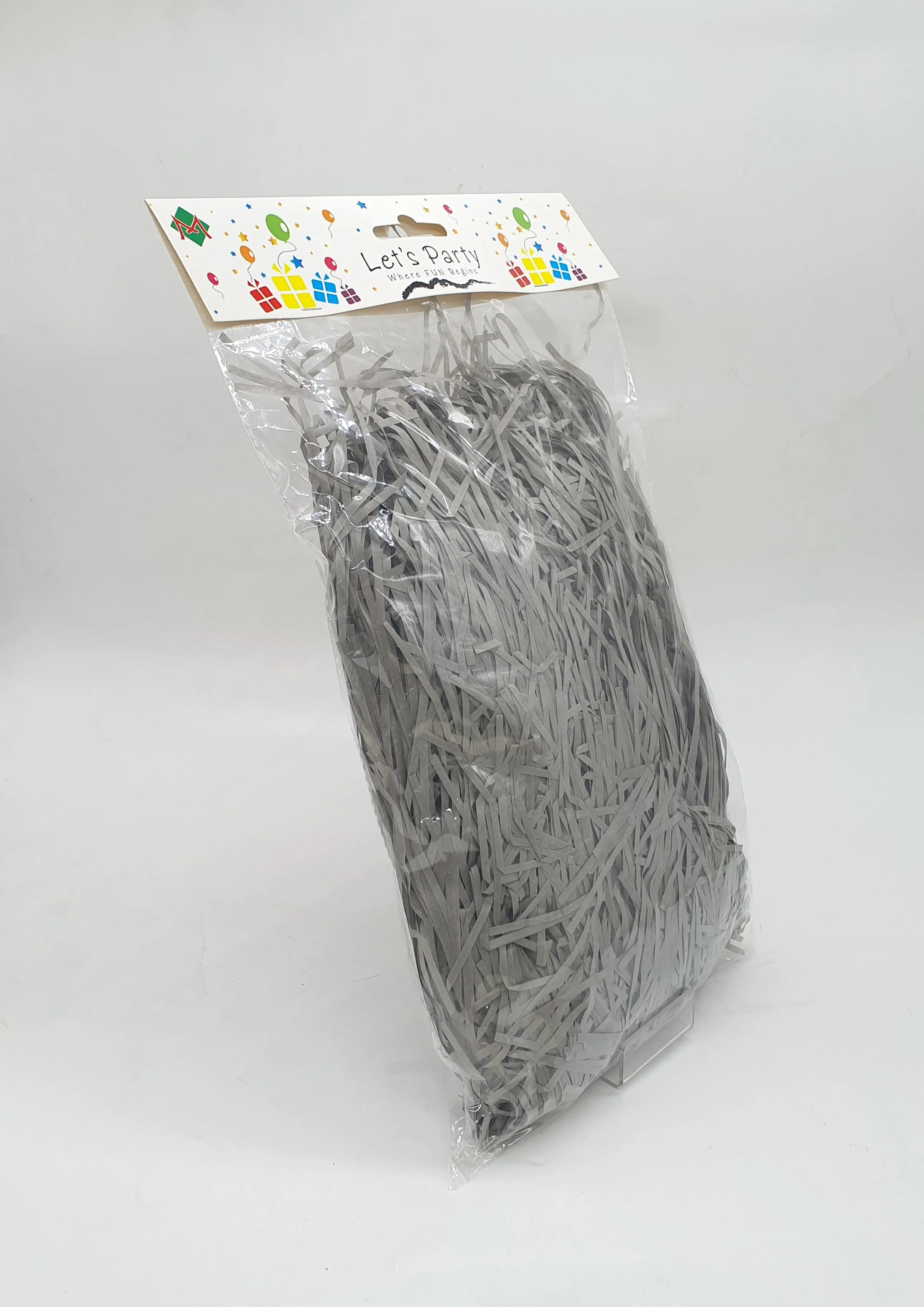Gray Paper Shred Filler Grass