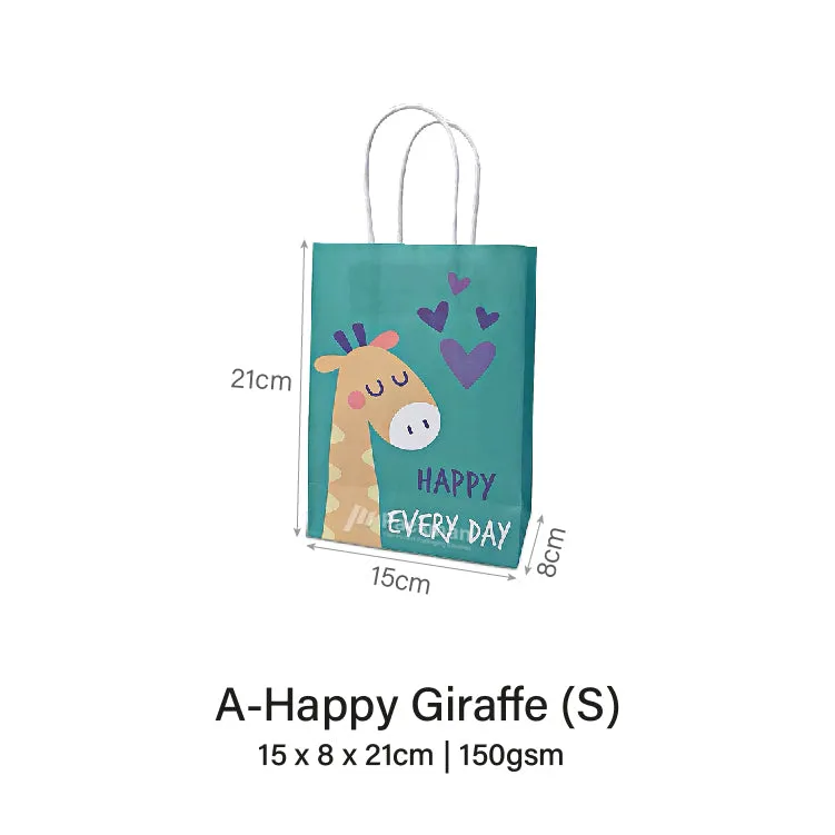 Happy Giraffe Gift Bag (50pcs)