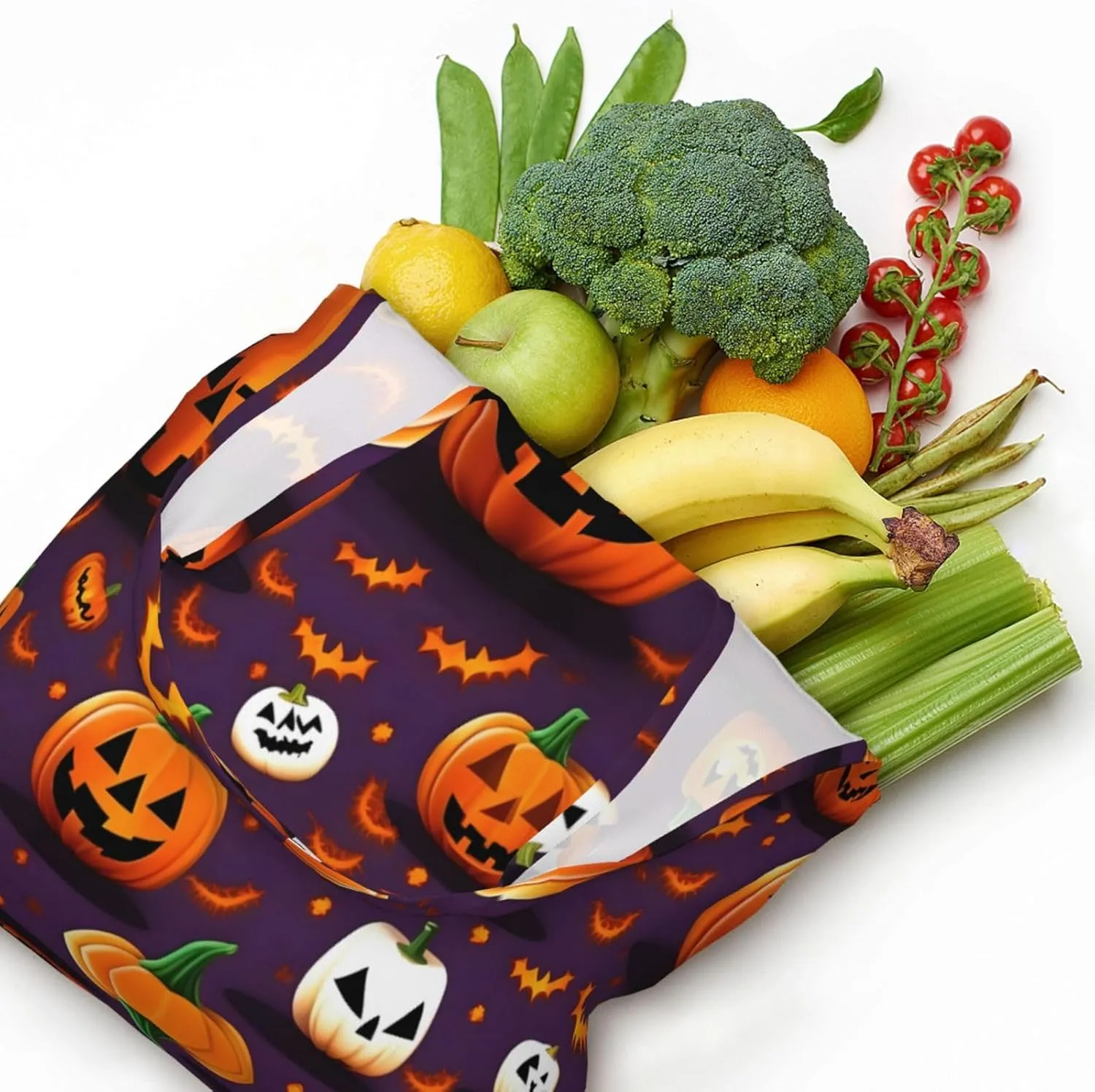 Heaps Of Orange Monarch Butterflies Canvas Bag Bag Handbag Eco-Friendly Reusable Groceryshopping Bags For Women Girls
