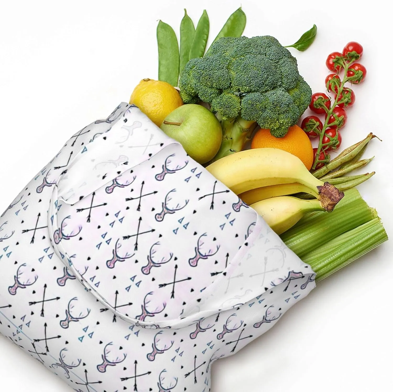 Heaps Of Orange Monarch Butterflies Canvas Bag Bag Handbag Eco-Friendly Reusable Groceryshopping Bags For Women Girls