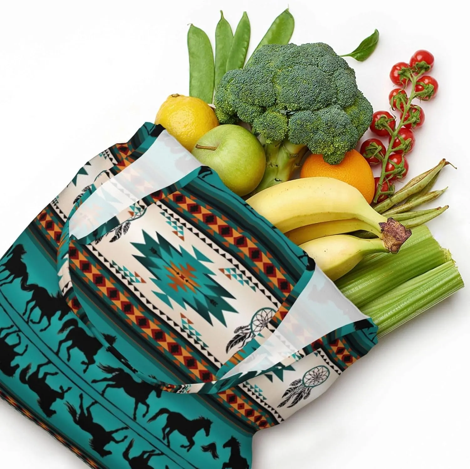 Heaps Of Orange Monarch Butterflies Canvas Bag Bag Handbag Eco-Friendly Reusable Groceryshopping Bags For Women Girls