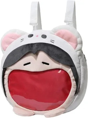 Heaven Official's Blessing Ita Bag Kawaii Cute Backpack Messenger Clear Shoulder Bags Pin Display Bag, Xie Lian, Small
