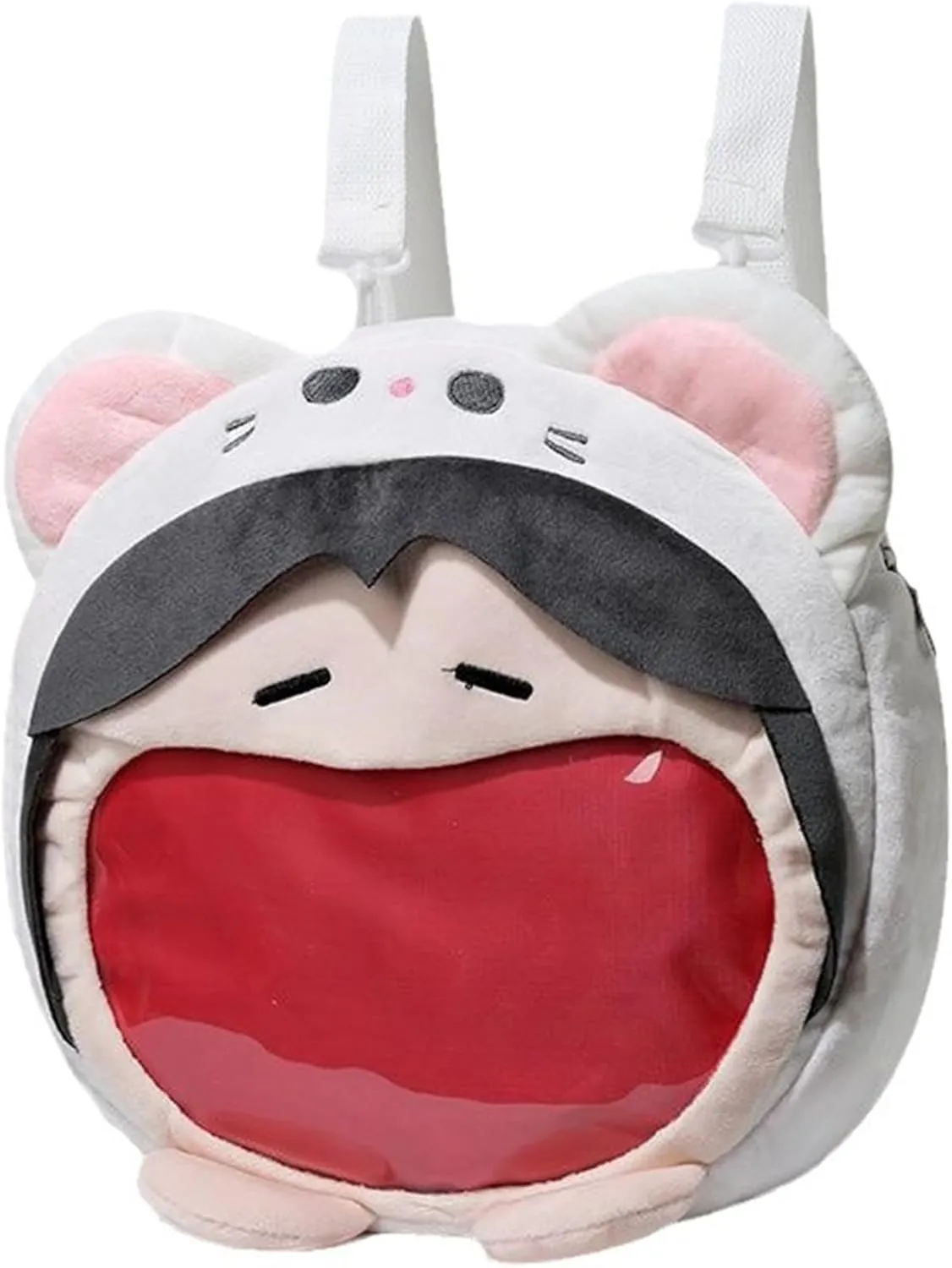 Heaven Official's Blessing Ita Bag Kawaii Cute Backpack Messenger Clear Shoulder Bags Pin Display Bag, Xie Lian, Small