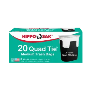 Hippo Sak Trash Bag with Flaps 21 units (20 ct/unit) from Mexmax INC.