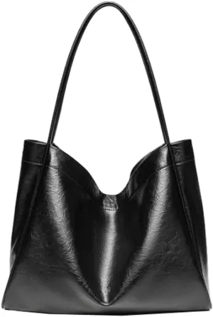 Hobo Bags for Women Large Tote Bag Commuter Tote Slouchy Leather Bag Shoulder Bag Work Bag Handbags with Small Purse