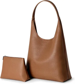 Hobo Bags for Women Vegan Leather Soft Slouchy Tote Shoulder Bag Handbags and Purses