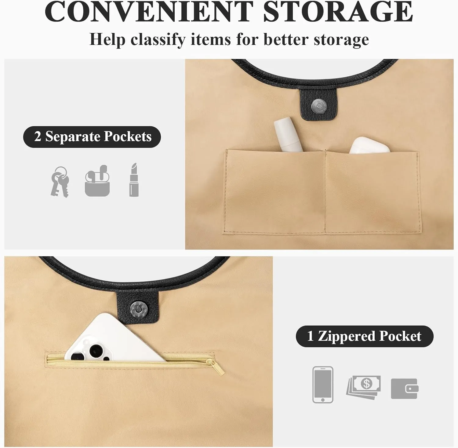 Hobo Bags for Women Vegan Leather Soft Slouchy Tote Shoulder Bag Handbags and Purses
