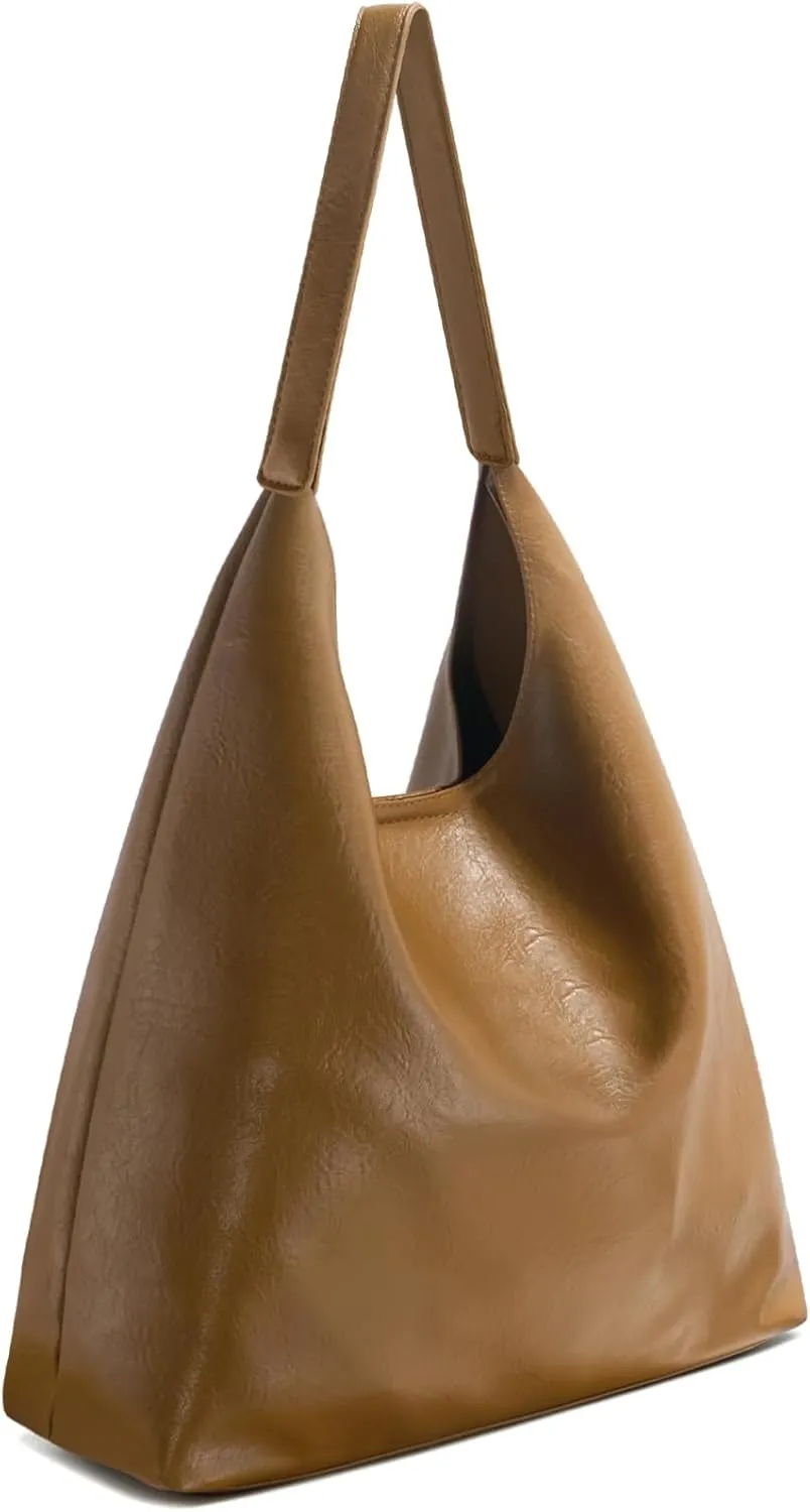 Hobo Tote Bag for Women Slouchy Bags with Small Purse, Designer Handbags for Women Large Capacity Shoulder Bag