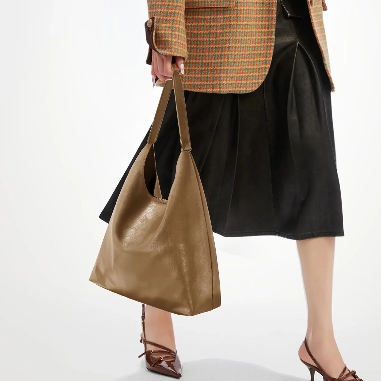 Hobo Tote Bag for Women Slouchy Bags with Small Purse, Designer Handbags for Women Large Capacity Shoulder Bag