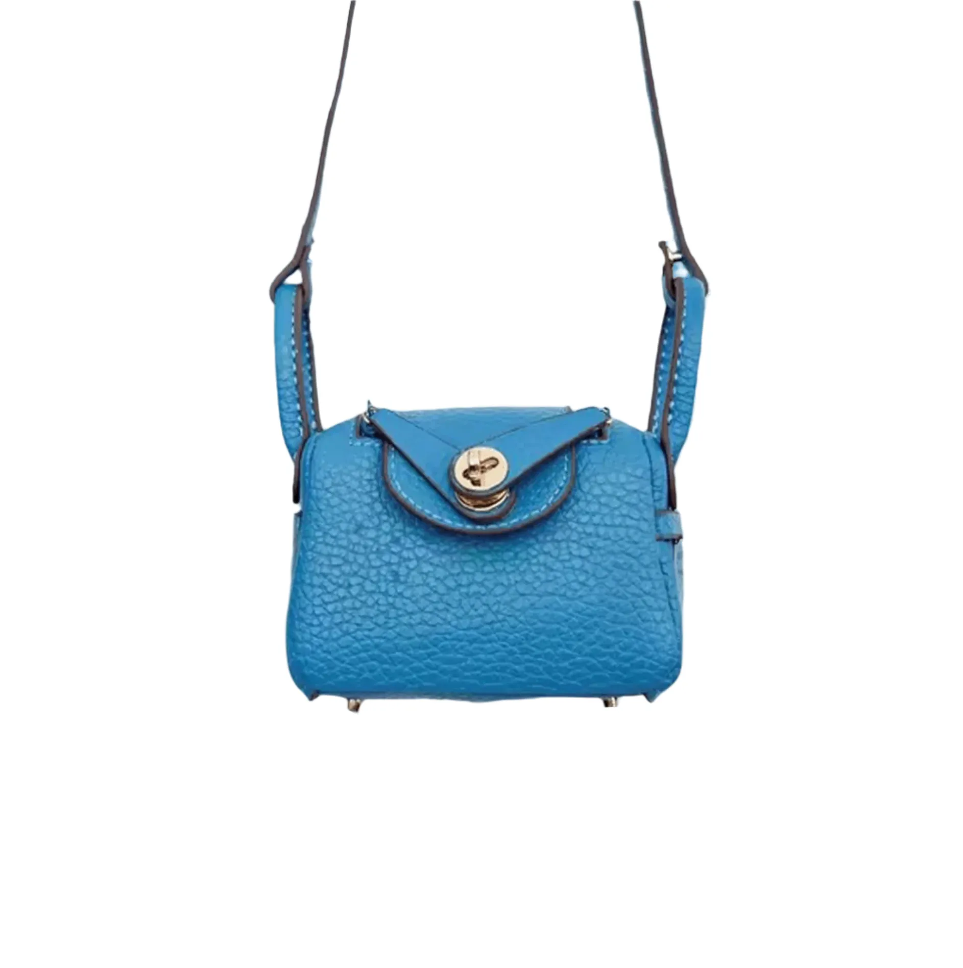 Intricate Leather Bag Charm