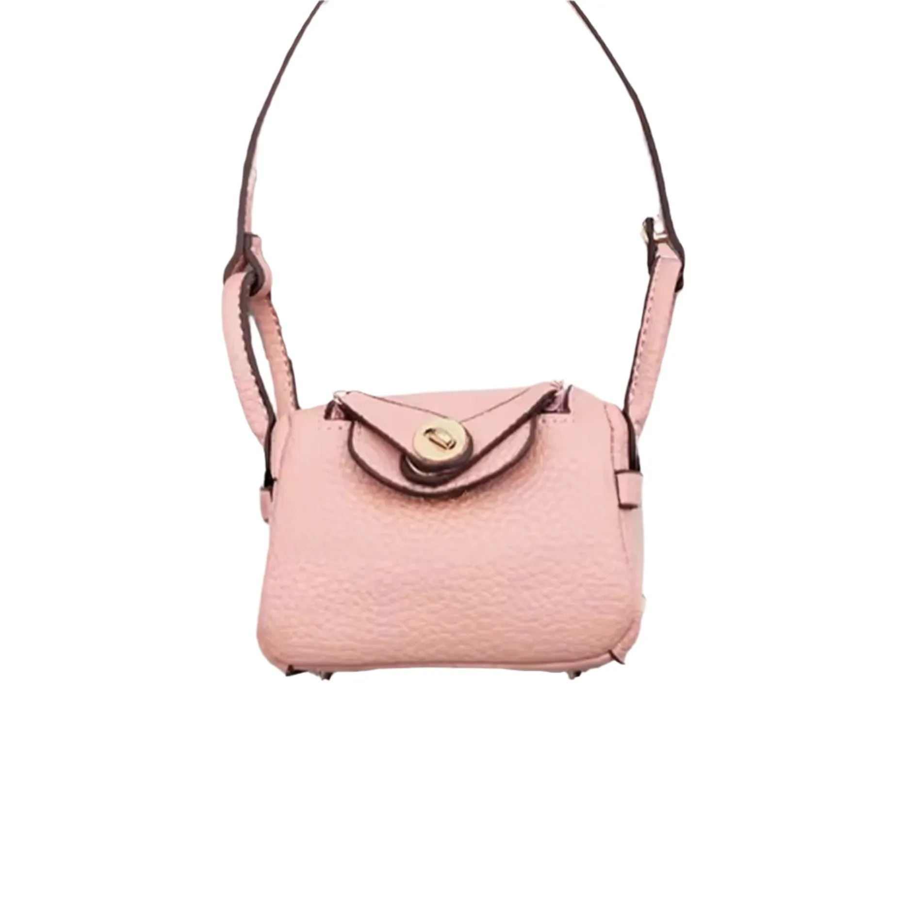 Intricate Leather Bag Charm