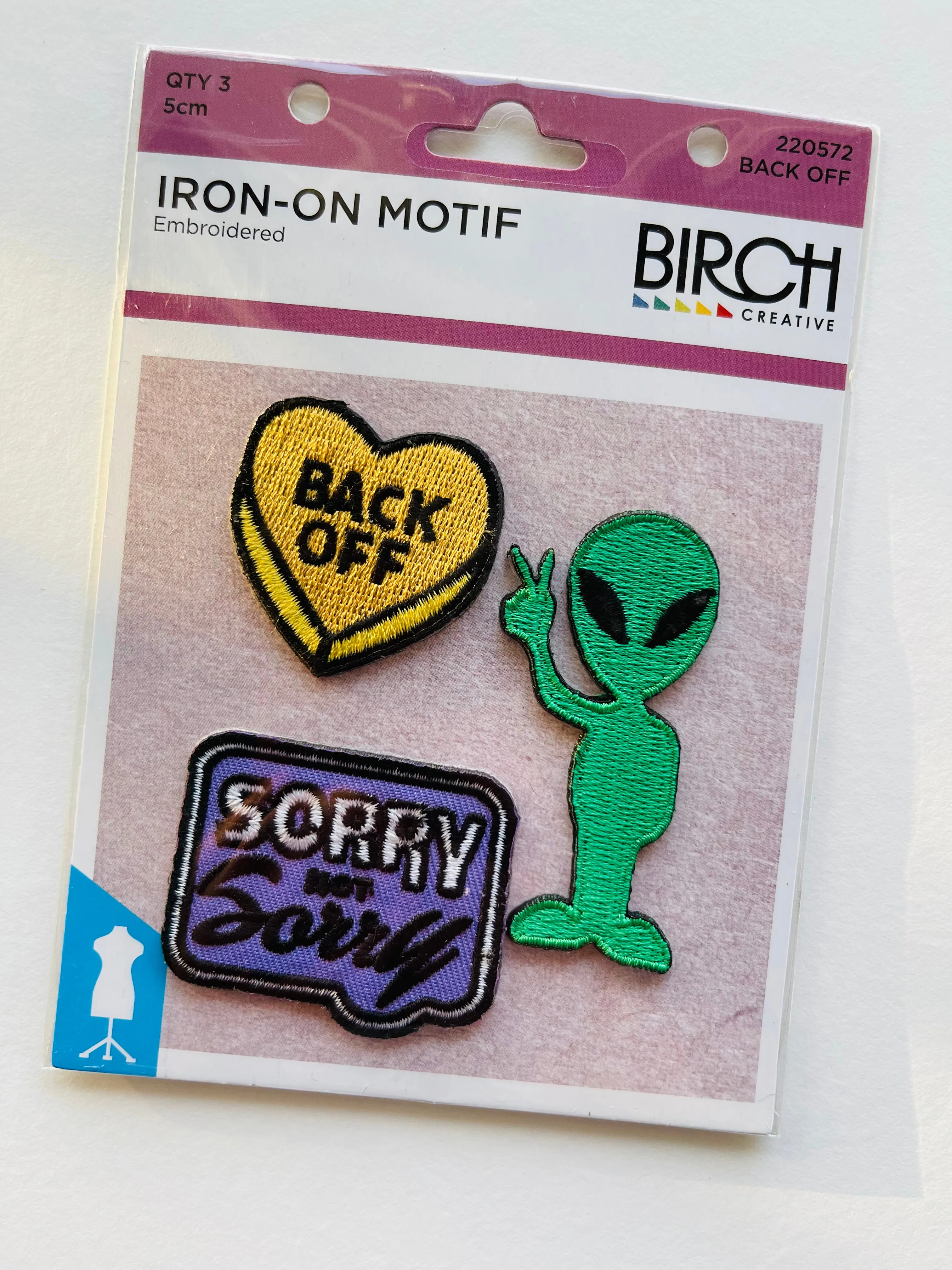 Iron on patch