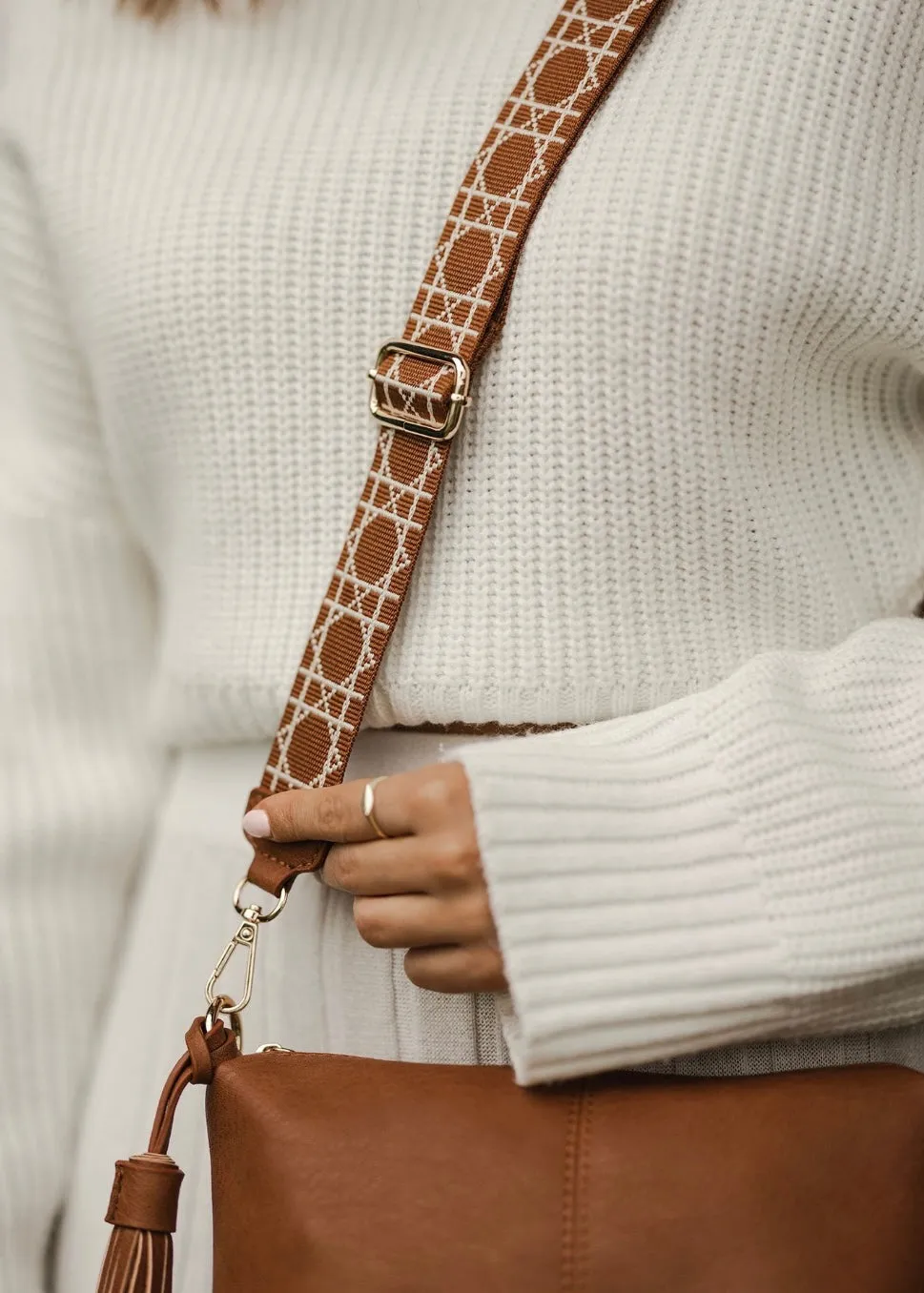 Kasey Crossbody Bag (Tan Ezra)