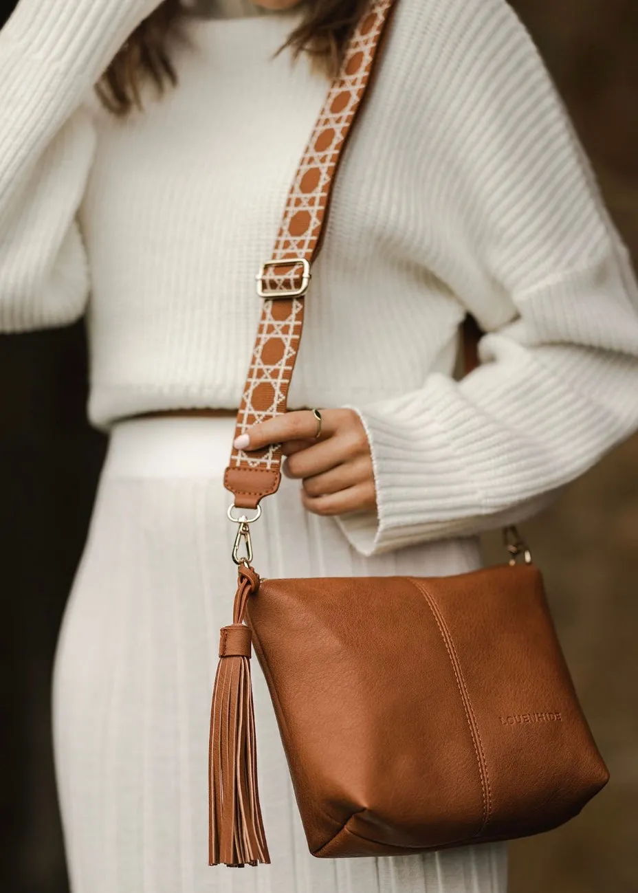 Kasey Crossbody Bag (Tan Ezra)