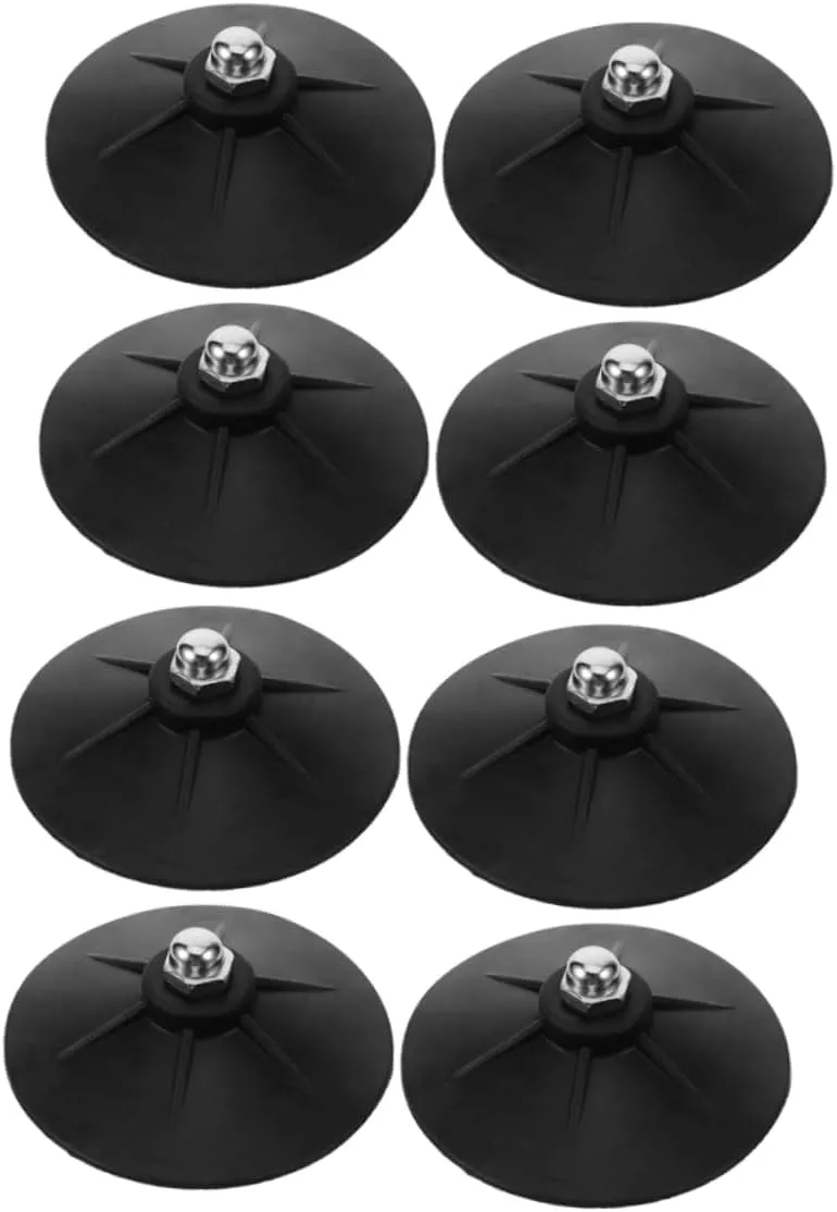 KESYOO 8Pcs Heavy Duty Suction Base Accessories for Boxing Bags Strong Adhesive Rubber Sandbag Supports for Punching Bag Stability and Bounce Back for Kickboxing Training