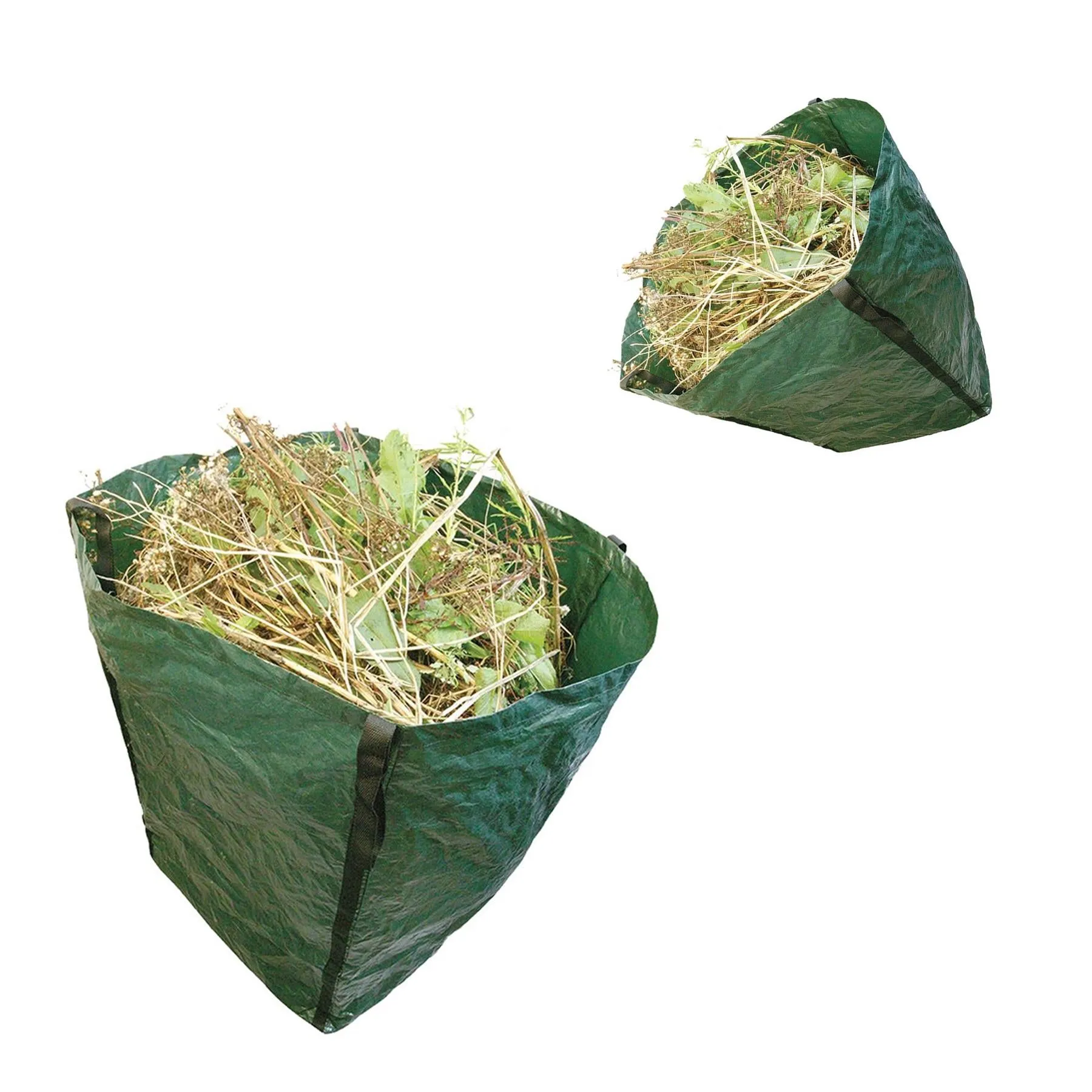 Large Garden Waste Recycling Tip Bags Heavy Duty Non Tear Woven Plastic Sack 3PCs