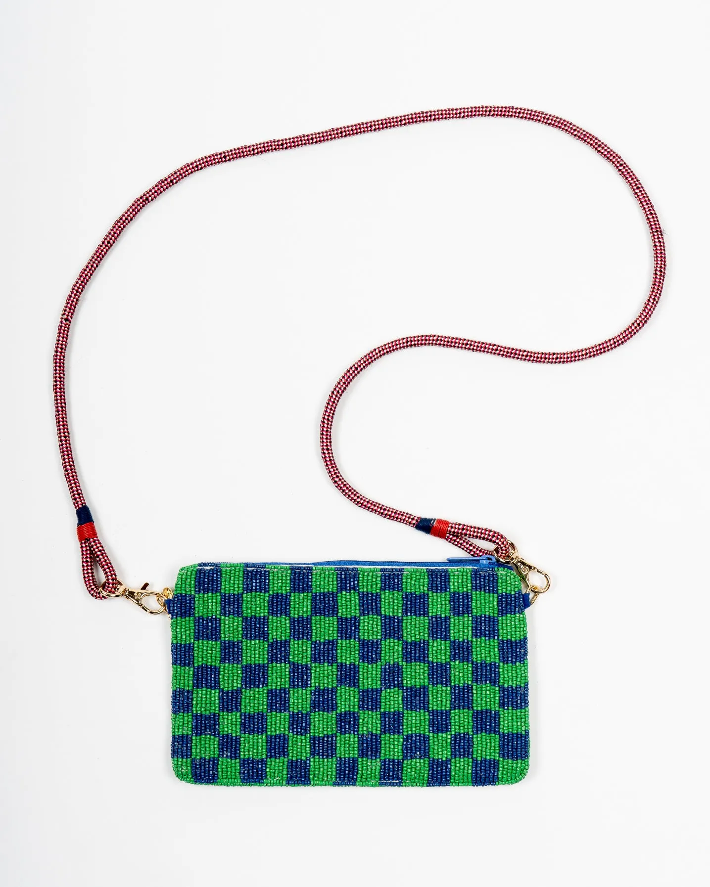 Leila Seed Bead Clutch | Cherries