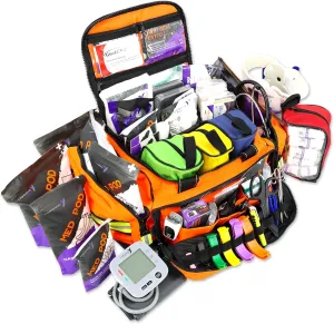 Lightning X Premium Stocked Modular EMS/EMT Trauma First Aid Responder Medical Bag   Kit