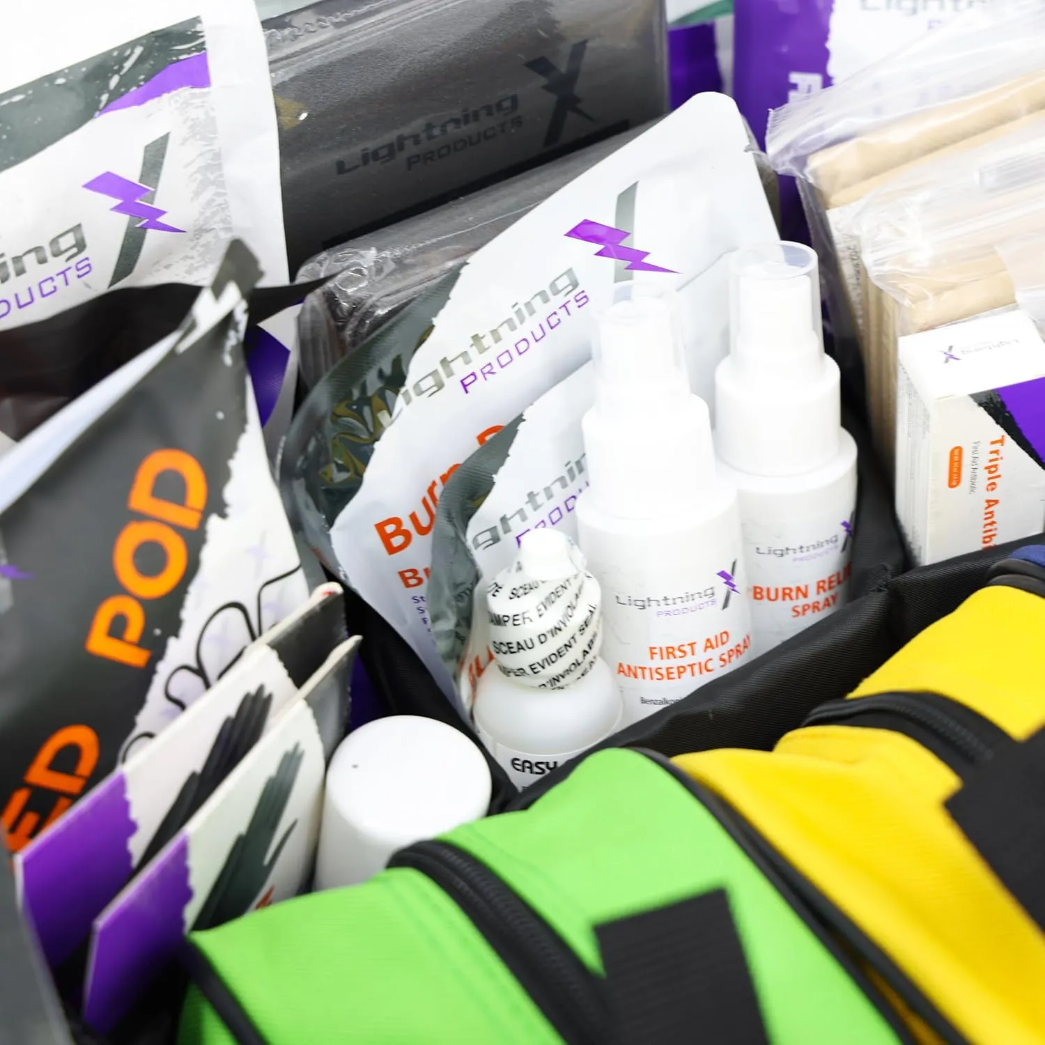 Lightning X Premium Stocked Modular EMS/EMT Trauma First Aid Responder Medical Bag   Kit